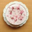 桜の季節に*桜の豆腐レアチーズケーキ