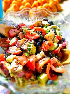 持ち寄りで絶賛!タコとトマトのサラダ。-レシピのメイン写真