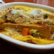 レンジde簡単!高野豆腐☆洋風卵とじ皿