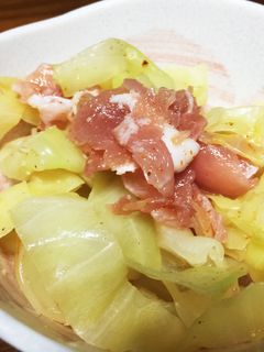 生ハムとキャベツの和えもの-レシピのメイン写真