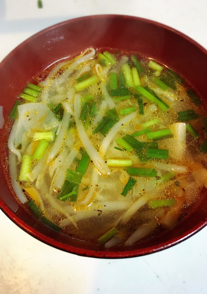簡単！3分で美味しい中華風スープ！-レシピのメイン写真