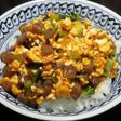 ヘルシー!節約!ピリ辛中華炒り豆腐丼