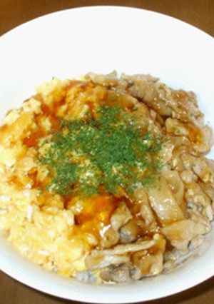 豚丼♪豚肉と卵のあんかけ丼♪豚丼のタレ♪-レシピのメイン写真