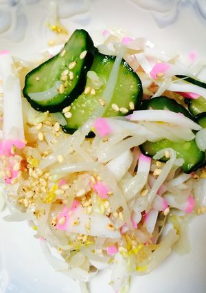 らっきょう酢で簡単!もやしの付け合わせ-レシピのメイン写真