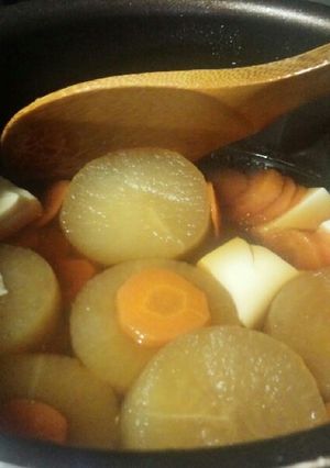 大根・人参・豆腐の煮付け-レシピのメイン写真