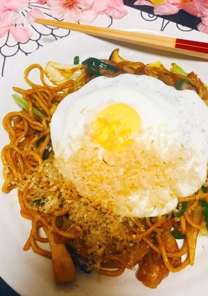 簡単☆いつもの焼きそばを更に美味しく-レシピのメイン写真