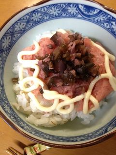 しばとろ丼(しば漬け入りたたきマグロ丼)-レシピのメイン写真