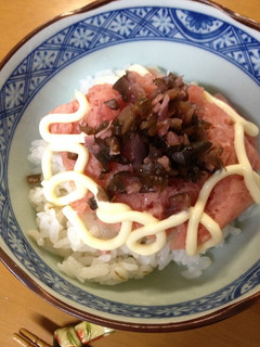 しばとろ丼(しば漬け入りたたきマグロ丼)-レシピのメイン写真