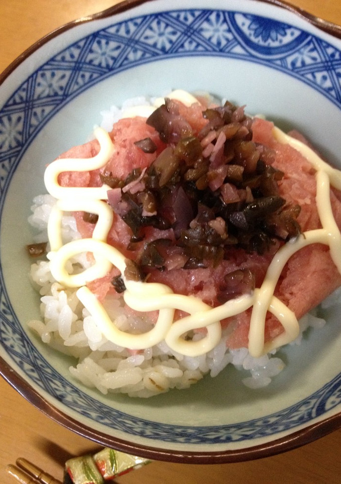 しばとろ丼（しば漬け入りたたきマグロ丼）-レシピのメイン写真