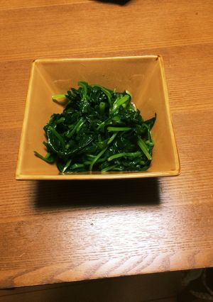 お弁当のおかず ほうれん草和物-レシピのメイン写真