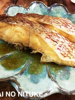 簡単♡ご飯がススム鯛の煮付け-レシピのメイン写真