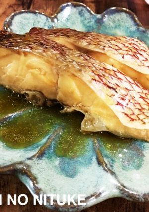 簡単♡ご飯がススム鯛の煮付け-レシピのメイン写真
