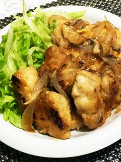 鶏胸肉のポン酢しょうが焼き-レシピのメイン写真