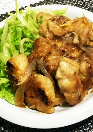 鶏胸肉のポン酢しょうが焼き-レシピのメイン写真