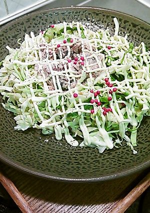 春キャベツと鯖缶サラダ-レシピのメイン写真
