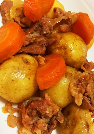 ごろっとほくほく♡皮ごと食べる肉じゃが-レシピのメイン写真
