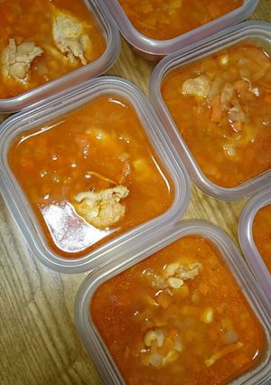【常備菜】手羽元のミネストローネ(大量)-レシピのメイン写真