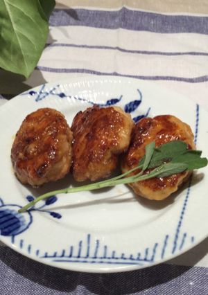 お弁当に*ふんわり鶏つくね-レシピのメイン写真