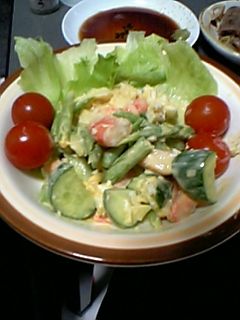 エビとアスパラのタルタルサラダ-レシピのメイン写真