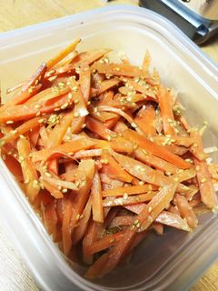 人参のごま和え-レシピのメイン写真