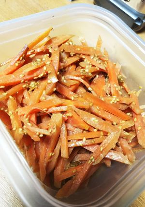 人参のごま和え-レシピのメイン写真