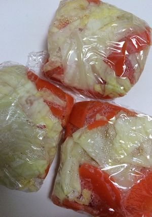 作り置きお弁当に味噌汁の具-レシピのメイン写真