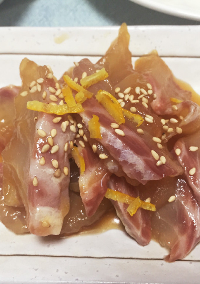 真鯛の漬け〜柚子胡椒風味〜-レシピのメイン写真