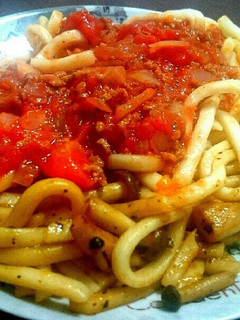 焼きうどんボロネーゼ風-レシピのメイン写真