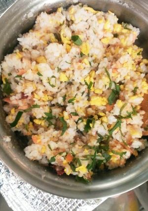 梅鮭炒飯-レシピのメイン写真