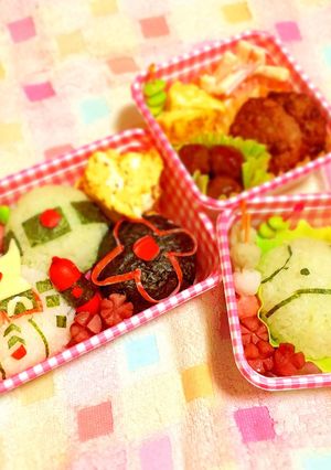 ガンダム弁当(」 ･ω･)」三＝一☆-レシピのメイン写真