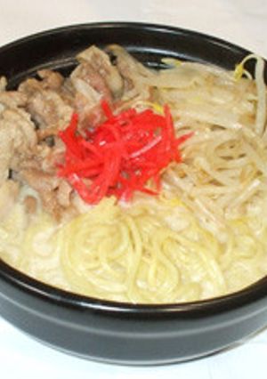 豚骨ラーメン豚バラ肉で豚骨風豆腐ラーメン-レシピのメイン写真