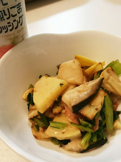 ゴマドレで♪たけのこまるごとホットサラダ-レシピのメイン写真