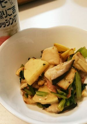 ゴマドレで♪たけのこまるごとホットサラダ-レシピのメイン写真