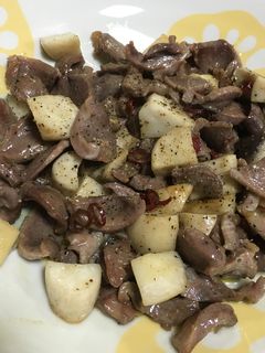 砂肝のアヒージョ風炒め物-レシピのメイン写真