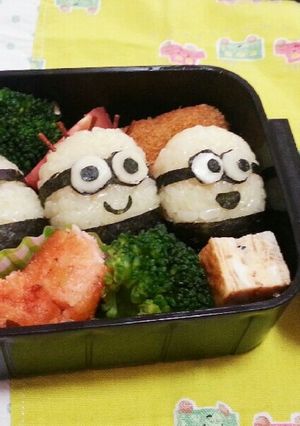 キャラ弁～ミニオンいっぱい-レシピのメイン写真