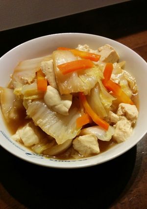 白菜と豆腐の田舎煮-レシピのメイン写真