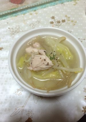 鶏肉と野菜のスープ-レシピのメイン写真