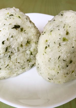 ☆ごま油香る 菜めしおにぎり-レシピのメイン写真