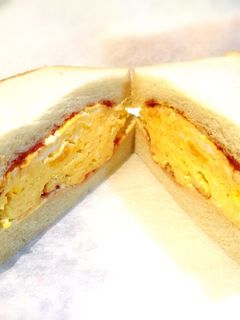 厚焼きたまごサンドイッチ★オーロラソース-レシピのメイン写真