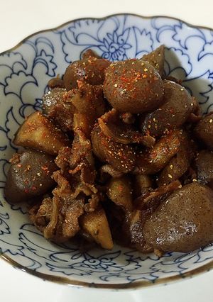 肉こんゴボウ煮-レシピのメイン写真