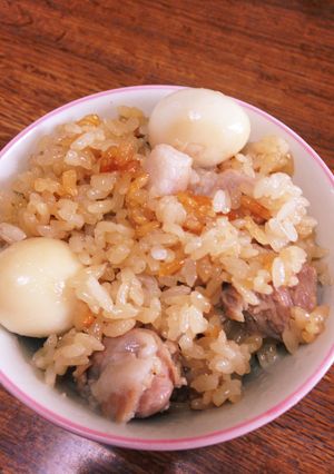 豚角煮おこわ うずら入り-レシピのメイン写真