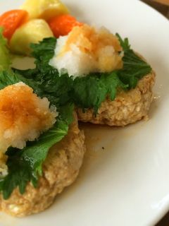 つなぎ無し!簡単ヘルシー豆腐ハンバーグ-レシピのメイン写真