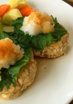 つなぎ無し！簡単ヘルシー豆腐ハンバーグ-レシピのメイン写真