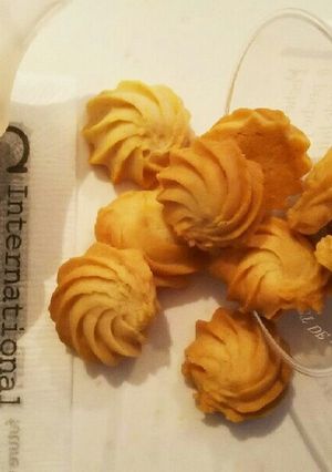 飲み残しミルクを使った絞り出しクッキー☆-レシピのメイン写真