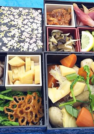 花見弁当2016-レシピのメイン写真