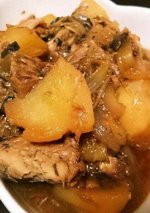 鯖味噌煮缶で鯖じゃが-レシピのメイン写真