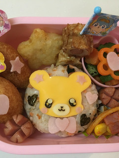 チーズで簡単 モフルン ☆ キャラ弁-レシピのメイン写真