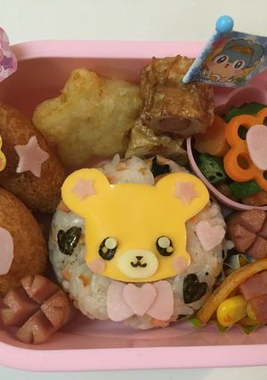 チーズで簡単 モフルン ☆ キャラ弁-レシピのメイン写真