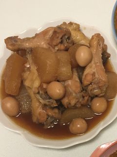 手羽元と大根の甘辛煮-レシピのメイン写真