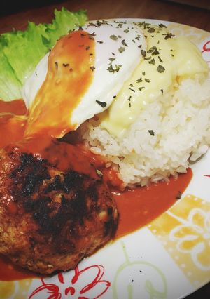 簡単 カフェ風♪ロコモコ丼-レシピのメイン写真